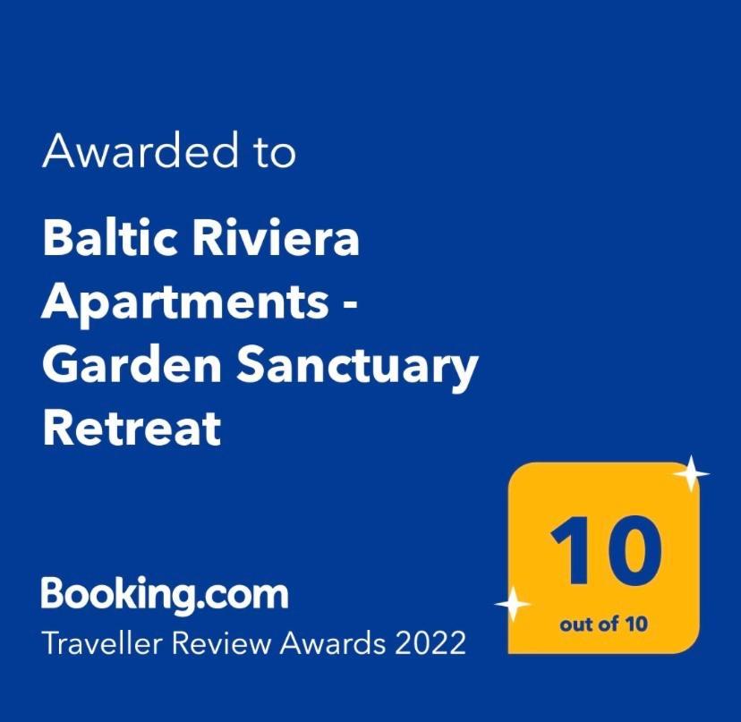 Baltic Riviera Apartments - Garden Sanctuary Retreat Gdansk Exterior photo